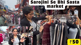 Sarojini Se Bhi Sastha market🤩  Starting price only ₹50 ￼ second part [upl. by Eenwahs]