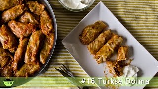 16 Turkse Dolma Gevulde Spitskool Foodbomb [upl. by Lunette]