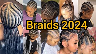 Stunning Braids Hairstyles for Black Women  Beautiful Stitch Braids Hairstyles  Cornrows Hairstyle [upl. by Odine146]