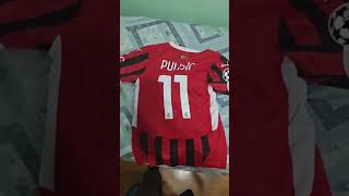 soccer jersey yupoo com AC Milan Jerseys Shorts unboxing review [upl. by Itsyrk486]