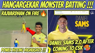 Rajvardhan Hangargekar Monster Batting 🤯  Daniel Sams The New CSK Player 🔥  IPL 2023 [upl. by Nedarb]