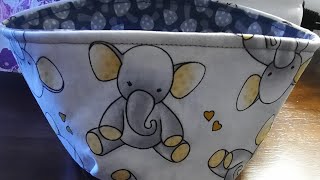 What Im selling at my craft fair Scrunchie round fabric bins tutorial [upl. by Gillie]