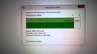 USB 20 vs USB 30 test prędkości kopiowania z dysku zewnętrznego [upl. by Essyla]