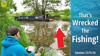 Canal Fishing CARNAGE  Narrowboat NIGHTMARE On The Cut  CSCC Ep12  23524 Video 497 [upl. by Trilby]