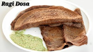 Ragi Dosa Recipe in Kannada  ಸುಲಭವಾದ ರಾಗಿ ದೋಸೆ  Instant Ragi Dosa Recipe in Kannada  Rekha Aduge [upl. by Zavala]