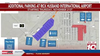 VIDEO Rick Husband Amarillo International Airport adds additional parking ahead of holidays [upl. by Warthman]