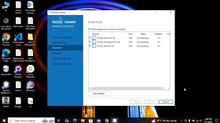 How to download and Install MYSQL Server 8039 and MYSQL Workbench 8038 on Windows 10 [upl. by Glogau]