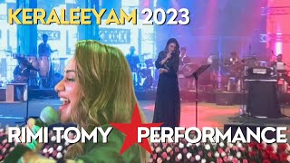 Keraleeyam 2023  Star Performance by Rimi Tomy in Mega Music Show  Central Stadium Trivandrum [upl. by Grey]