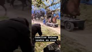 Cómo se graban las escenas con caballos joderescine cine peliculas [upl. by Batholomew114]