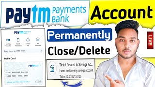 How to close paytm bank account permanently  Paytm bank account close kaise kare 2024 [upl. by Osman]