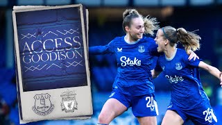 TOFFEES TRIUMPH OVER LIVERPOOL 🔵🔴  Access Goodison WSL Merseyside Derby [upl. by Scriven]