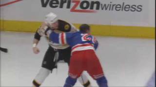 Shawn Thornton vs Colton Orr Mar 8 2009 [upl. by Selena22]