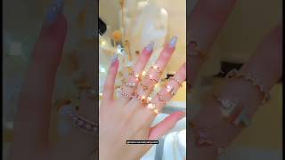 CHARMING RINGS😍 ❤️ ring beautiful design simple golden unique charming youtubeshorts [upl. by Pepin811]