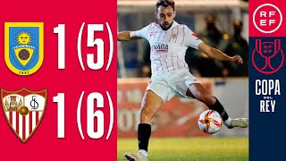 RESUMEN  CE Andratx 11 56 Sevilla FC  Copa del Rey  Segunda Eliminatoria [upl. by Ahseinaj667]