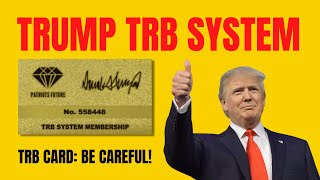 TRB MEMBERSHIP CARD  ⚠️ TRB CARDS BE CAREFUL ⚠️  TRUMP TRB SYSTEM [upl. by Dav]