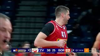 AdmiralBet ABA League 202425 highlights R9 Crvena zvezda Meridianbet  Borac Mozzart 171124 [upl. by Kline681]