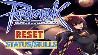 iRO Reset Status and Skills on Ragnarok Online [upl. by Ahsotal]