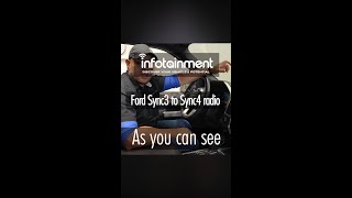 Ford Sync3 to Sync4 Upgrade  Infotainmentcom [upl. by Nahtnanhoj201]