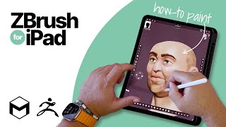 ZBrush for iPad 2024 — howto paint your model [upl. by Sille888]