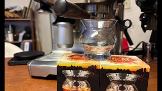 The quotNeatquotest Espresso Glass  Breville Barista Express [upl. by Brenan371]