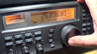 Shortwave radio signals 26 28 mhz july 25th 2013 [upl. by Snoddy]