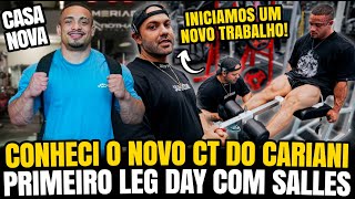 GNOMO CONHECEU O NOVO CT  PRIMEIRO LEG DAY AOS COMANDOS DO LUIZ SALLES [upl. by Miof Mela]