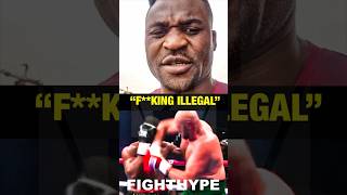 FRANCIS NGANNOU REACTS TO TYSON FURY “FKING ILLEGAL” ELBOW [upl. by Heady454]