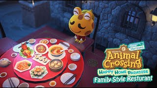 Cousteaus FamilyStyle Restaurant  ACNH Happy Home Paradise [upl. by Adnoryt]