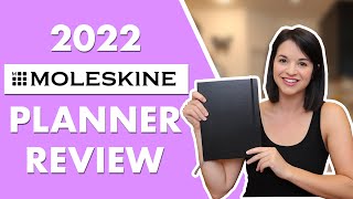 2022 Moleskine Planner Review And Unboxing [upl. by Elocyn]