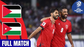 Full Match  AFC Asian Qualifiers™️ Road To 26  Group B  Palestine vs Jordan [upl. by Eiuqnom]