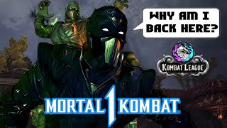 ITS BEEN OVER A WEEK SINCE I PLAYED  KOMBAT LEAGUE NOOB SAIBOT amp SUBZERO  MORTAL KOMBAT 1 [upl. by Ahsiei557]