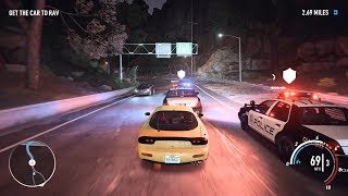 Need For Speed Payback  Mazda RX7 Abandoned car Police Escape event  RX7 Customization [upl. by Nauqes2]