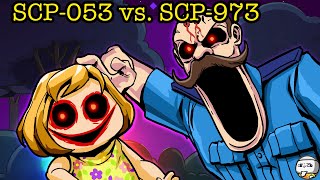 Young Girl SCP053 vs SCP973 Smokey SCP Animation [upl. by Assetak]