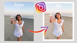 MY SECRET TO EDIT INSTAGRAM PHOTOS LIKE A PRO [upl. by Anaujait]