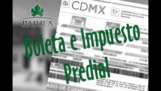 Boleta e Impuesto Predial [upl. by Boony58]