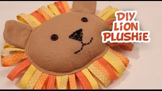 DIY Lion Plushie  Whitney Sews [upl. by Allemat163]