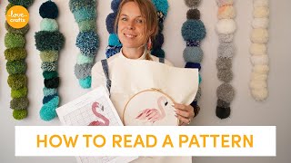 How to read a Cross Stitch pattern for Beginners [upl. by Connett]