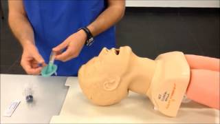 Laryngeal Mask Airway Insertion [upl. by Bentlee]