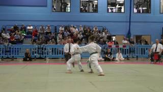 2016 KUGB Youth Championships Childrens Ippon Kumite Final [upl. by Mandi938]