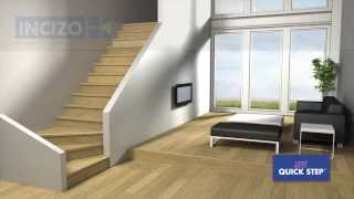 Ступени из ламината с профилем Quick Step Incizo Инцизо 5 в 1 [upl. by Paddie]