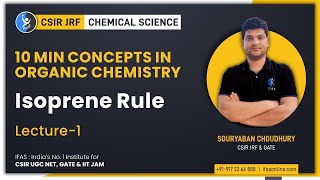 Special ISOPRENE Rule in Hindi For CSIR NET amp GATE Chemistry Exams  Terpenes  Biomolecules [upl. by Christiano716]