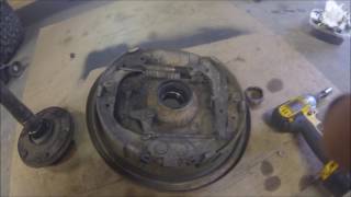 Replacing 1987 Toyota 4Runner Rear Wheel Bearings and Differential [upl. by Cristiona]