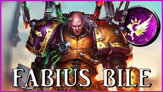 FABIUS BILE  The Spider  Warhammer 40k Lore [upl. by Mauro]