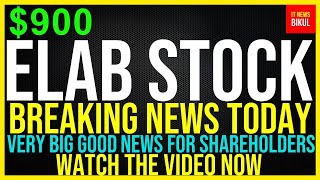 ELAB Stock  ELEVAI Labs Inc Stock Breaking News Today  ELAB Stock Price Prediction  ELAB Stock [upl. by Acile]