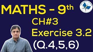 9th Class Maths solutions ch 3 Exercise 32 Q 4  6  FAST MATHEMATICS TUTORIALS [upl. by Morril]