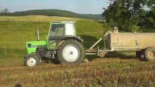 Gülle fahren 2010 mit Deutz D 6807 c und Kemper Güllefass Teil 2 [upl. by Batty]