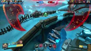 Torvald dominates in a TDM lobby 1 death and12 killing blows paladins gameplay [upl. by Nalim]