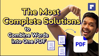 How to Combine Multiple Word Documents into One PDF The Complete Solutions Here [upl. by Atiuqrahs]