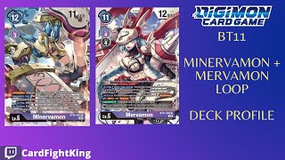 BT11 MinervamonMervamon Loop Deck Profile  Digimon Card Game [upl. by Ahsiliw]