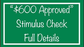 “600 Monthly Stimulus Checks Approved amp Going Out Next Week”  Full Details [upl. by Davine]